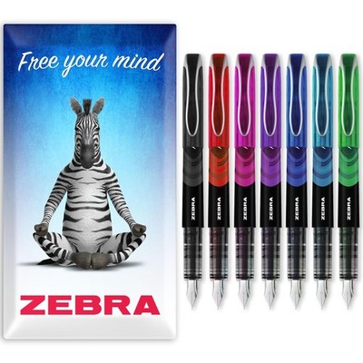 Zebra Sarasa Gel Pens set Assorted Colors Retractable Stationery 7P