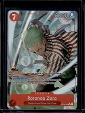One Piece TCG English OP14-015 Roronoa Zoro Rare Alt Art Foil Azure Sea Seven