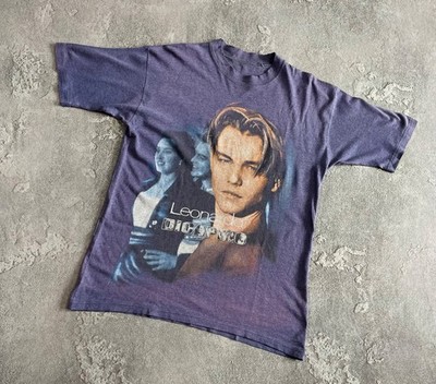 Vintage 90 s Leonardo DiCaprio Titanic Promo Movie T-Shirt Size M