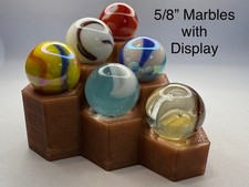Glass Marbles With Display Included lot 7617