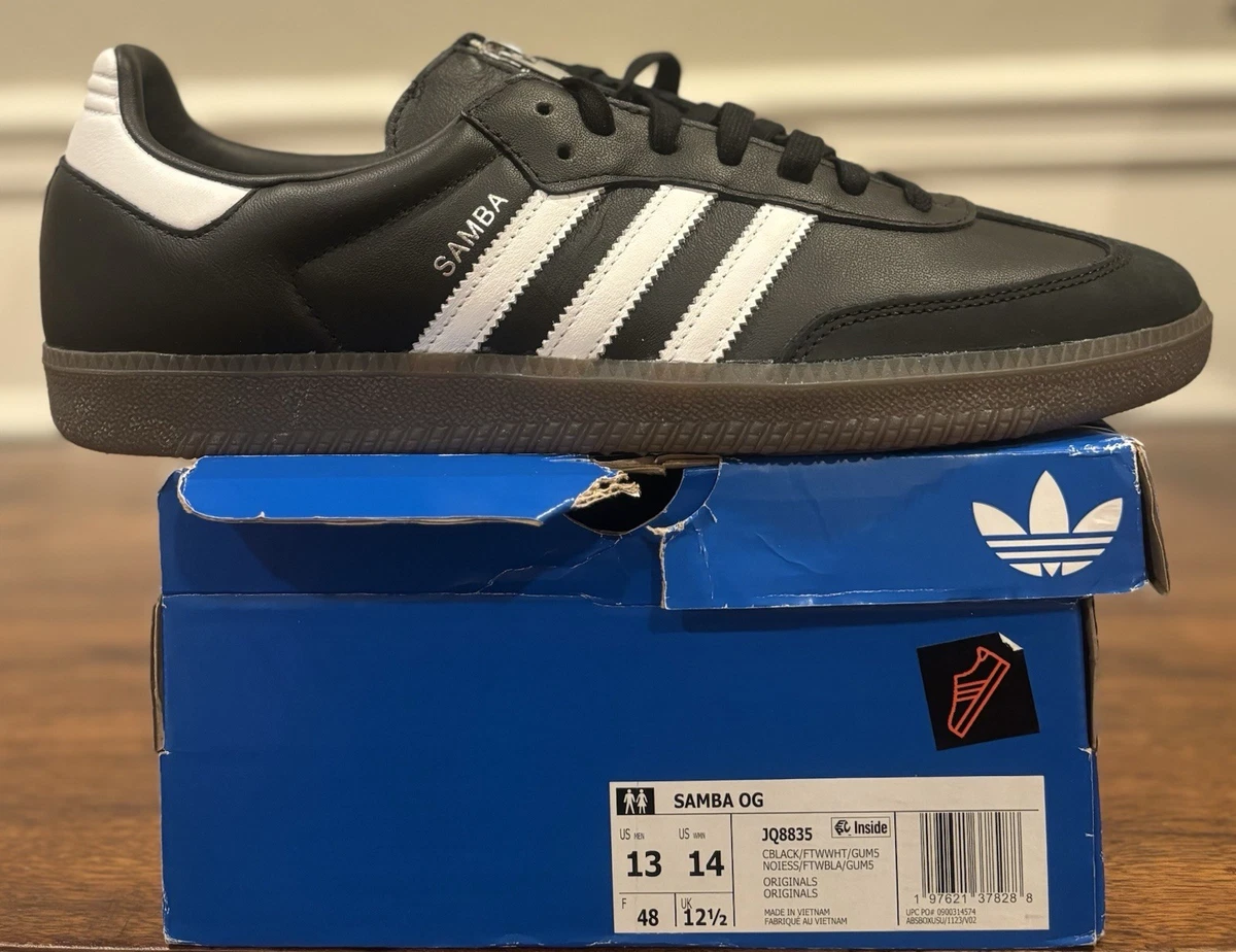 Jeremy Scott x adidas Samba OG Black White Gum for Sale