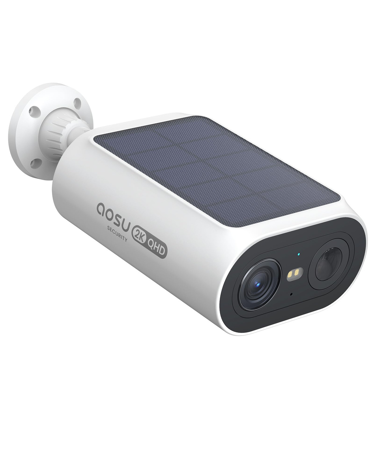 AOSU Wireless Solar Outdoor Security Cameras with 2K Color and 2-Minute DIY Setup
