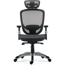 Union and Scale FlexFit Hyken Fauteuil de travail en maille avec bras réglables noir