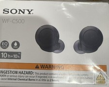 Sony WF-C500 Wireless Bluetooth Earbuds Black New Sealed IPX4