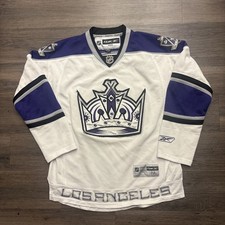 Vintage Los Angeles Kings Reebok CCM Crown Blank Jersey Size Adult Medium White