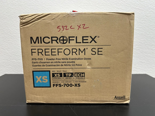 Ansell MICROFLEX FreeForm FFS-700-XS Nitrile Gloves Size XS Full Case 20 PKS - Afbeelding 16 van 24