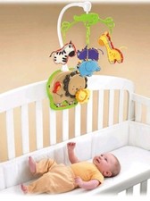 Fisher Price. 'Luv U Zoo' Snuggle Cub Soother Mobile For Baby Crib. New In Box