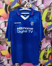 Rangers 2002 2003 Home Shirt Football Soccer Jersey Diadora Vintage Men's sz 3XL