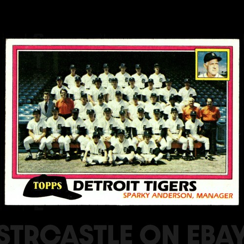 1981 Topps Detroit Tigers / Sparky Anderson #666 card