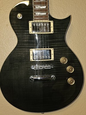 ESP LTD EC-256FM 6 String Electric Guitar Black Ser. #  RS17070914
