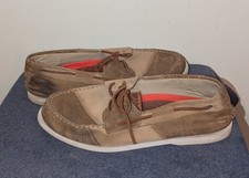 Sperry Mens A/O 2-Eye Boat Shoes Mens Size 13 STS24951 Leather Patchwork Tan
