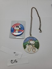 Snoopy Pin  Necklace New Pin 2000's  Old Necklace 1950's