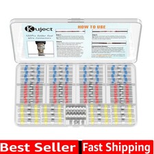 Heat Shrink Solder Seal Wire Connectors Kit 120PCS, Waterproof Butt Connector...