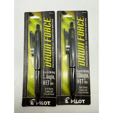 Lot of 2 PILOT DOWNFORCE PRESSURIZED Fine Ballpoint Pen #51410 WET OR DRY ANY