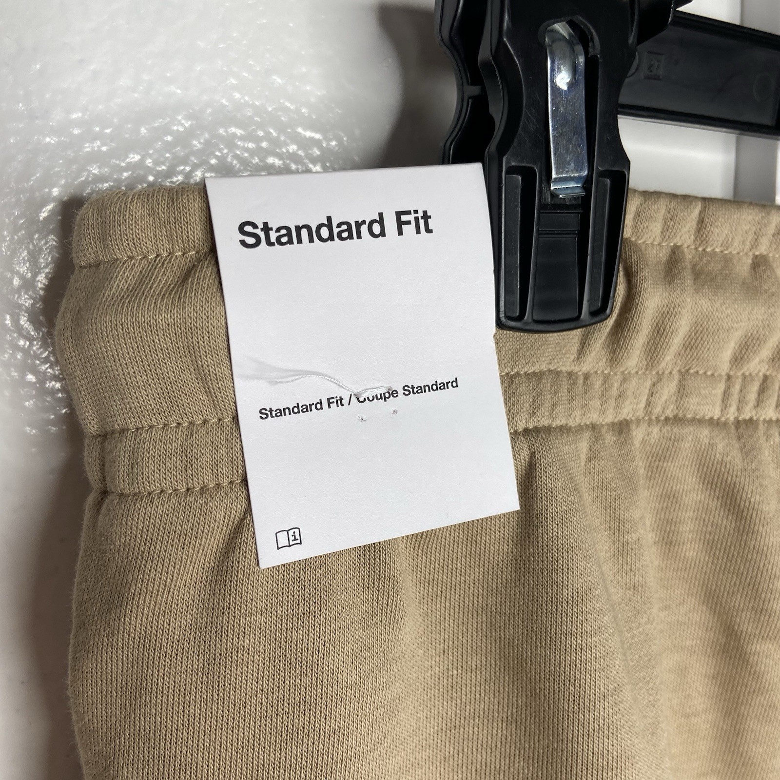 FV7279-257 Nike Air Jordan Brooklyn Fleece Joggers Sweatpants Khaki Men's Size L thumbnail 8