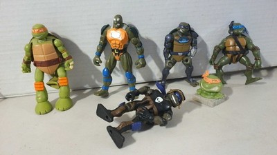 TNMT Teenage Mutant Ninja Turtles Lot 5 Figures Supermutant