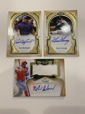 2025-26 Topps Tier One Baseball Card Lot Ivan Rodriguez, Jackson Merrill,++