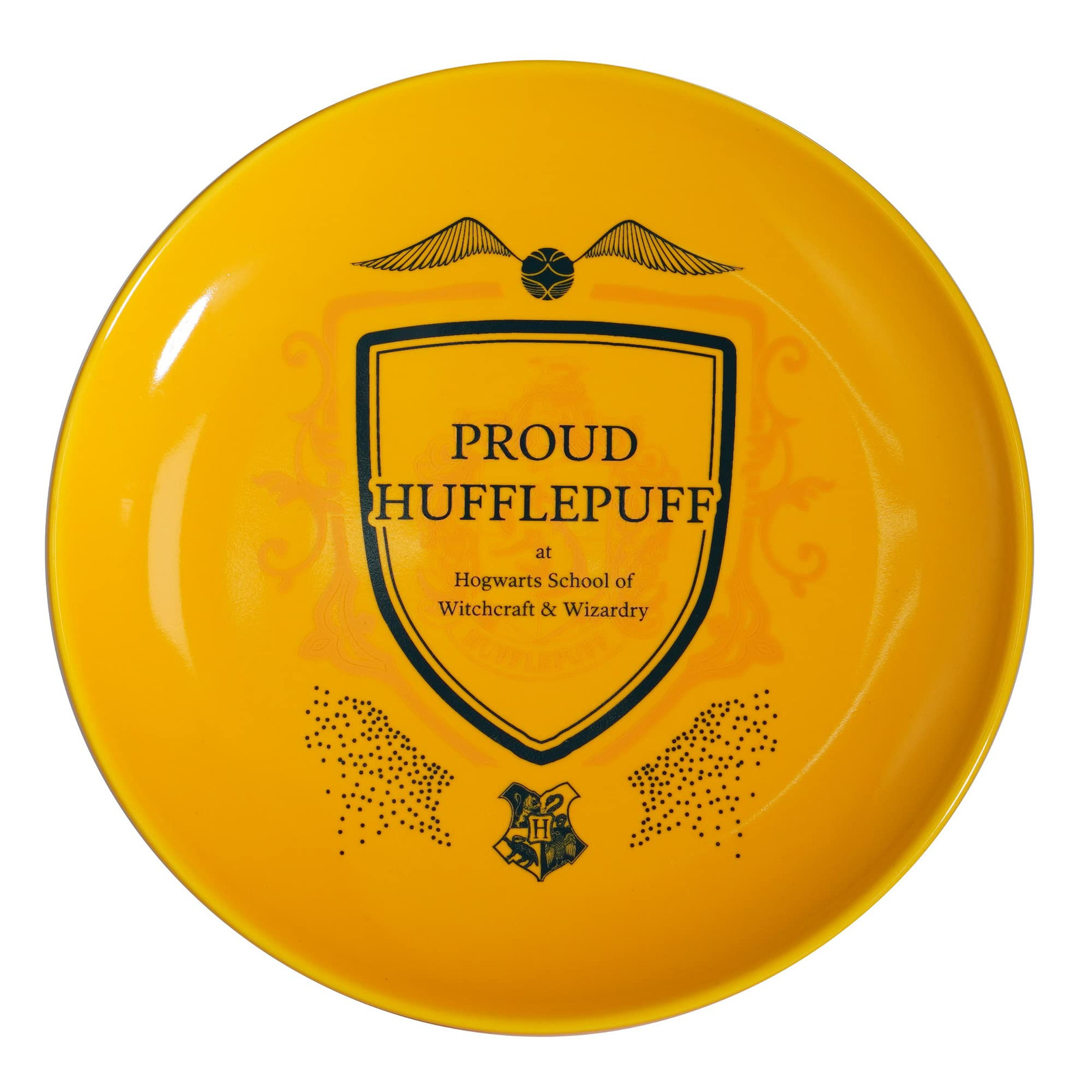 Harry Potter Half Moon Bay Hufflepuff Plate   Kids Plates & Dinner Plates   Sing