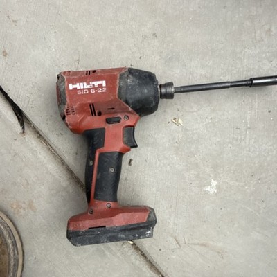 Hilti SID 6-22 Impact Driver 22V Battery Powered Cordless Red Black Power Tool