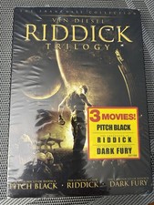 DVD Riddick Trilogy Vin Diesel Pitch Black, Riddick, Dark Fury NEW SEALED