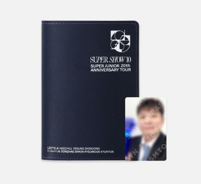 SUPER JUNIOR SUPER SHOW 10 OFFICIAL MD GOODS PASSPORT COVER SET +