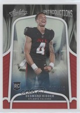 2022 Panini Absolute Introductions Spectrum Red 49/100 Desmond Ridder #INT-3 0c6