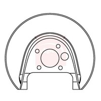 VW NEW Beetle 9C1 1C1 1998-2012 Splash Guard Apec Abs-Geschwindigkeitssensor