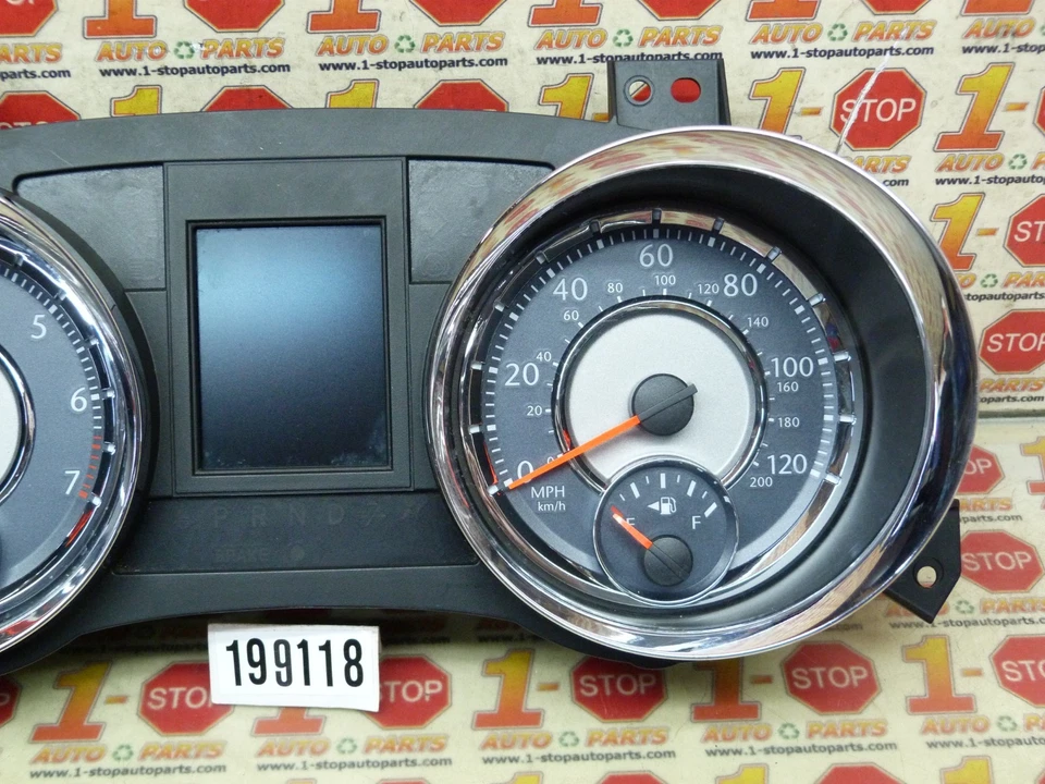 2015 2016 CHRYSLER TOWN & COUNTRY INSTRUMENT CLUSTER SPEEDOMETER 68241686AA OEM - Image 3 of 4