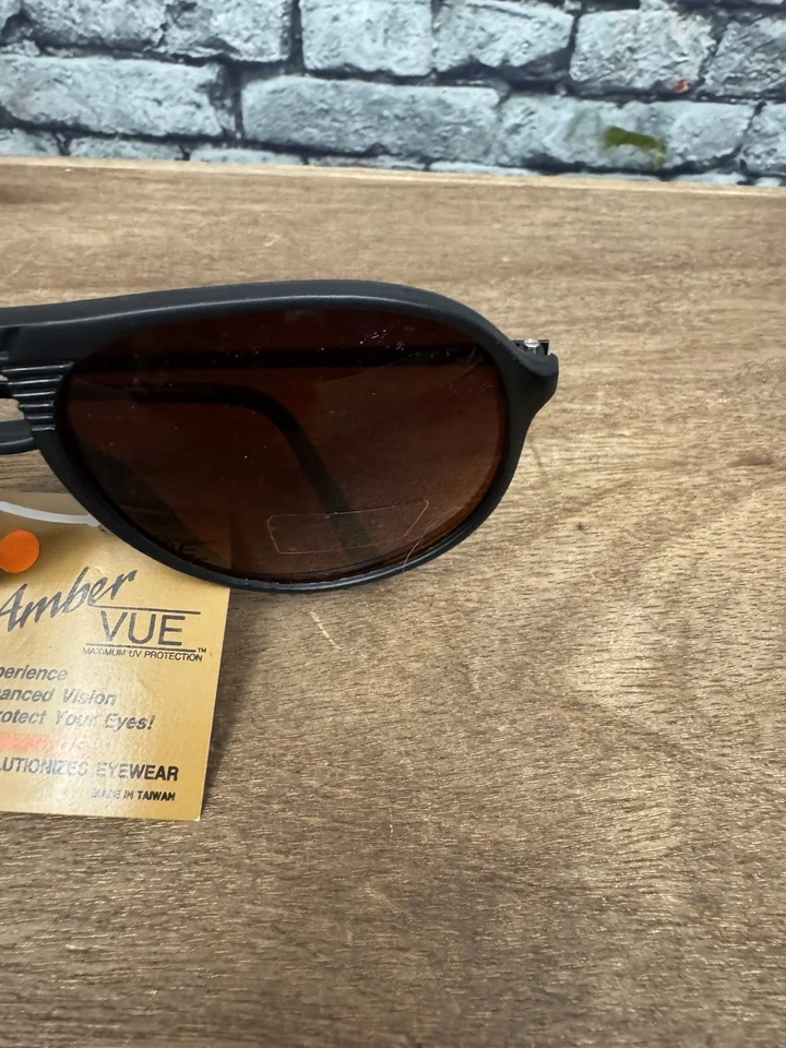 Gafas de sol vintage Ambervue aviador vista nocturna gafas de conducción nocturna SOLO SIN ESTUCHE Foto 3 de 4