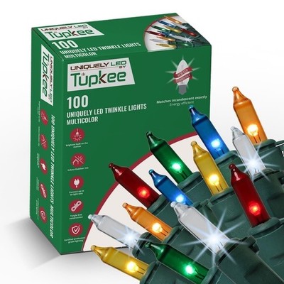 Christmas Uniquely LED Twinkle Lights   Matches Incandescent Exactly - 16 of...