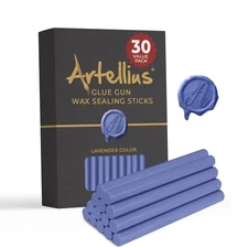 Premium Sealing Wax Sticks (Bulk 30 Pack) - Lavender
