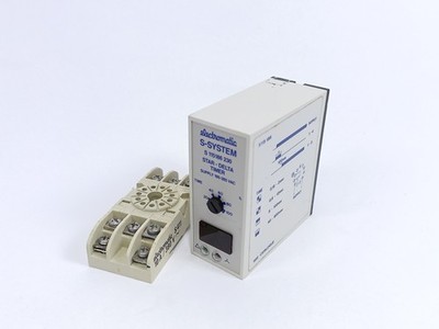 Electromatic S 115 186 230 S-SYSTEM Star-Delta Timer. Supply 195-265 VAC w/ Base