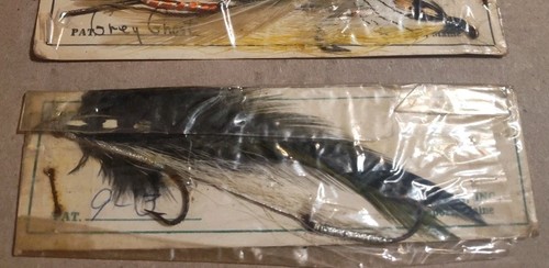 3 Vtg L. L. Bean Jumbo Trolling Fly Fishing Steamers Grey Ghost Supervisor 9-3 - Picture 3 of 6