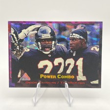 1993 Pro Set Power Combos Deion Sanders / Tim Mckyer Deion Sanders Holo Insert
