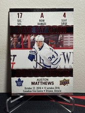 2017-18 Upper Deck TIM HORTONS Hockey AUSTON MATTHEWS #GDA-4 GAME DAY ACTION