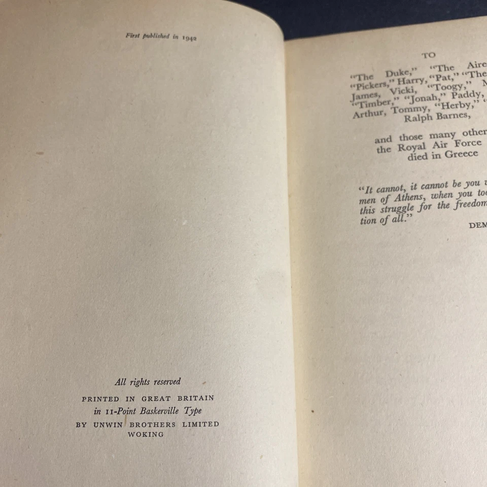 Military History: “Wings Over Olympus” Royal Air Force in Libya & Greece / FKY - Image 3 of 4