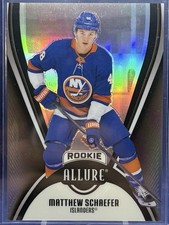 2025-26 UD Allure Matthew Schaefer Ext RC SP Black Rainbow #AR-MS Islanders