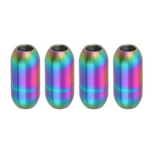 4Pcs 4mm Hole Barrel Clasps for DIY Stainless Steel Colorful