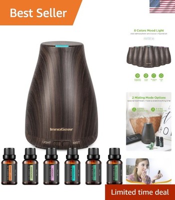 Multi-Function Essential Oil Diffuser with 6 Oils - Perfect for Home & Office