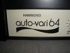 Vintage Hammond Auto-Vari 64 Rhythm Unit - Tested ... BOOM-CHICKIE-BOOM