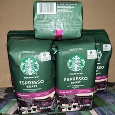 6 Bags Of Starbucks Espresso Roast Whole Beans 12oz Bags BB Jan.2026 10.66 per pound