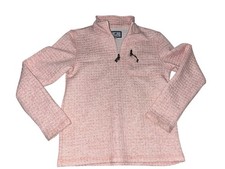 PROPERLY TIED Preppy Boys Quilted Delta Pullover I/4 Zip Size YM 8