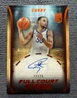 STEPHEN CURRY 2023-24 Topps Three AUTO FULL COURT SIGNS-BRONZE #/25 Warriors