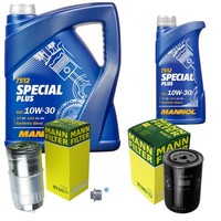 Mann Inspektionspaket 6L Mannol Special Plus 10W-30 FüR Audi 100 2.5 TDI
