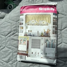 Simplicity 1684 Window Treatments, Roman Shades, Valances UNCUT