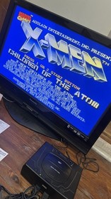 X-Men Children of the Atom Sega Saturn W/ Manual NO SCRATCHES near mint! 