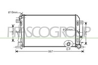 Prasco MotorküHler WasserküHlerfüR Vw Crafter 30-50 Kasten 2.0 Tdi 2.5