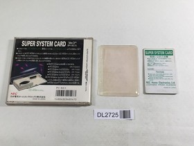 DL2725 Super System Card BOXED PC Engine Japan