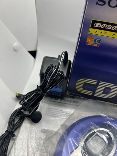 Sony CD Walkman D-EJ611 Purple G Protection Jog Proof Boxed With Accessories - Picture 10 of 20