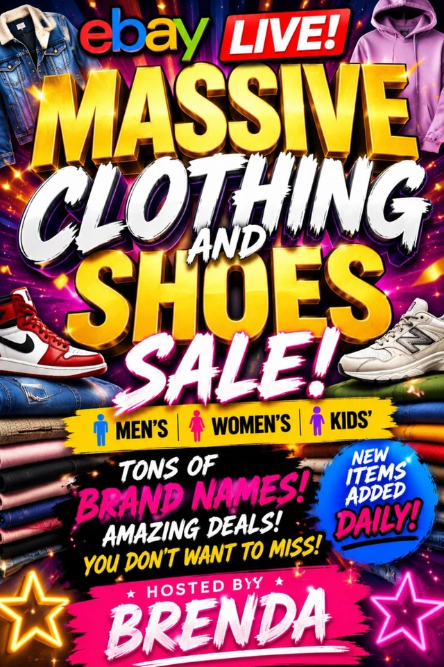 🛍️ $1.50 STARTS • BRAND NAME CLOTHING & SHOES